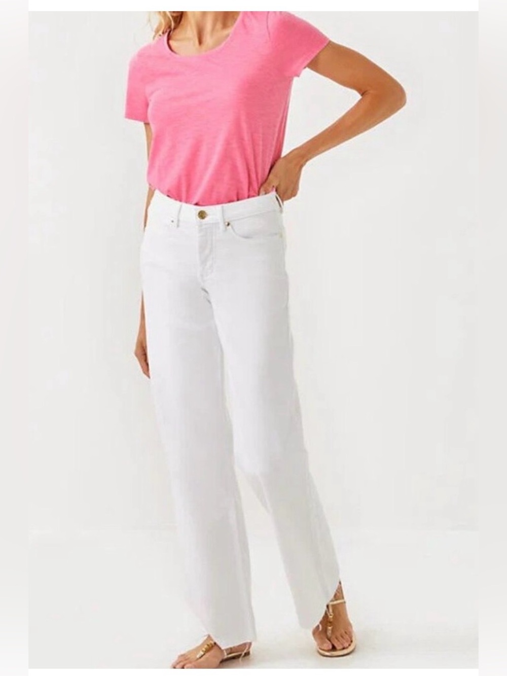 Lilly Pulitzer Aniston Jeans White 00